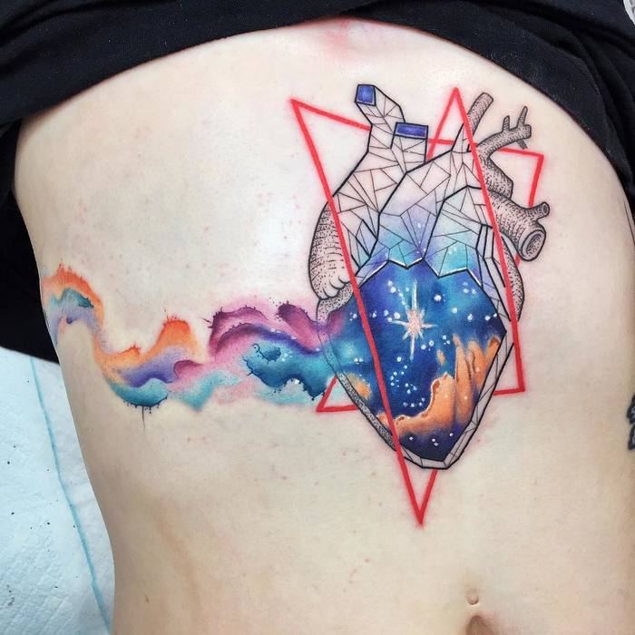 Colorful Surreal Tattoo by Chris Rigoni