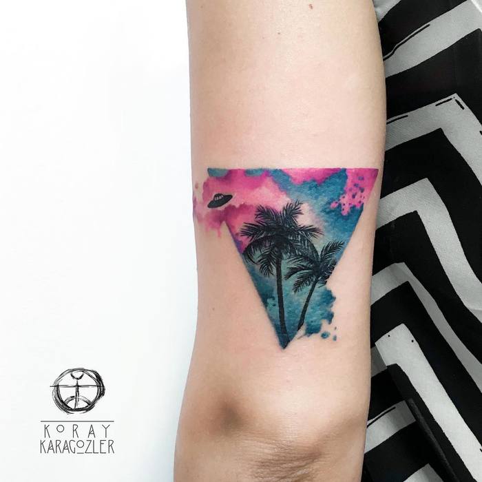 Vibrant Watercolor Tattoos by Koray Karagozler