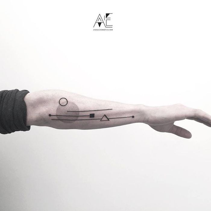 Geometric Abstract Tattoos by Axel Ejsmont