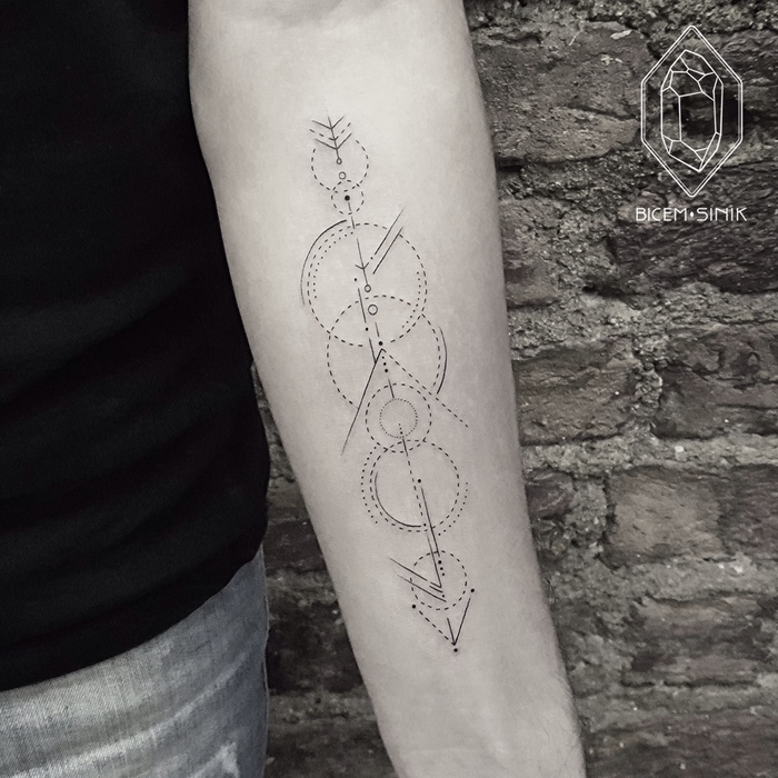 Geometric Tattoo by Bicem Sinik