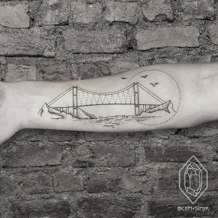 Bridge Tattoo by Bicem Sinik