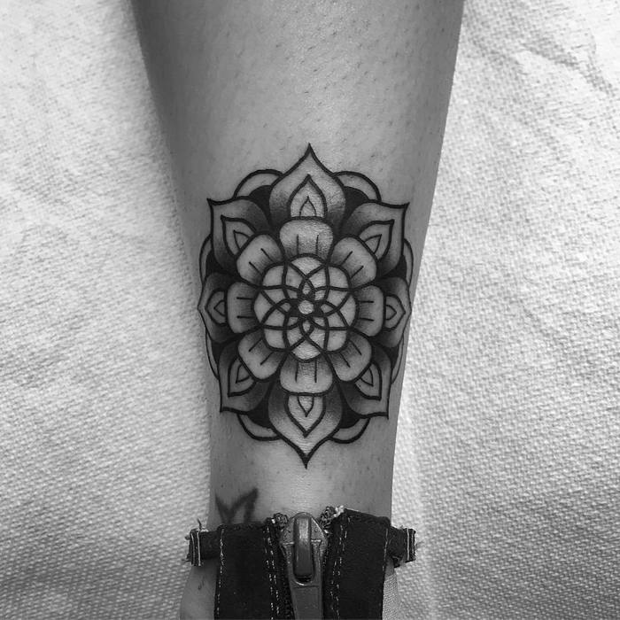 Mandala tattoo by Ignacio Ayala