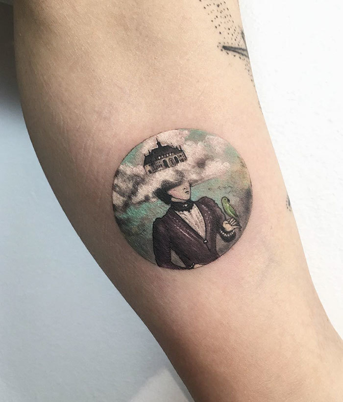 Circle Tattoo By Eva Krbdk