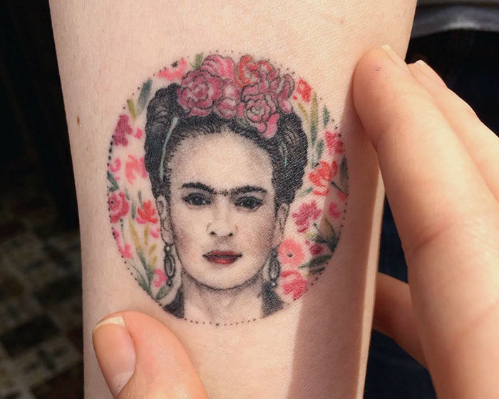 Frida Kahlo Tattoo By Eva Krbdk