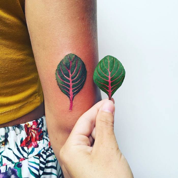 Delicate Botanical Tattoos by Pis Saro