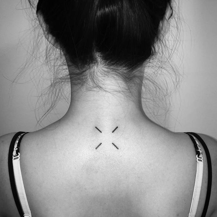 Digimatism: Abstract Geometric Tattoos Inspired by Digital Technology