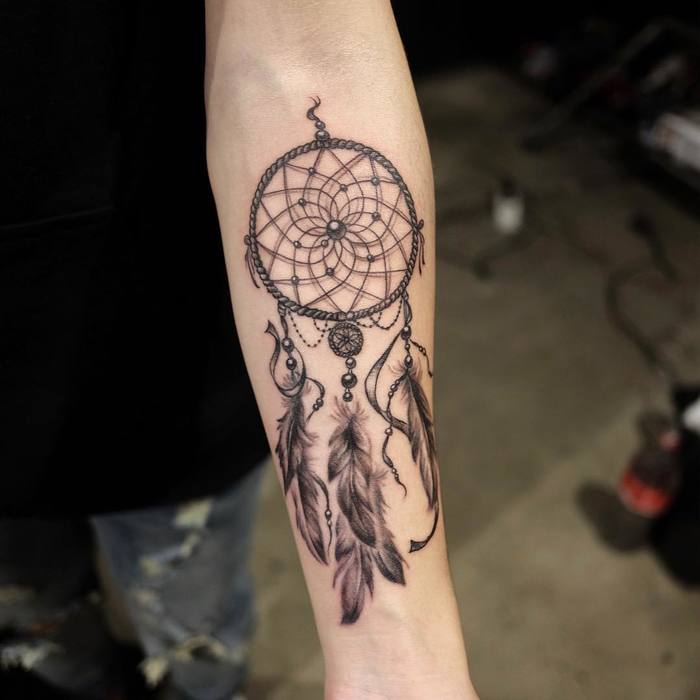 Dreamcatcher Tattoo by Kyoung Mi ZO