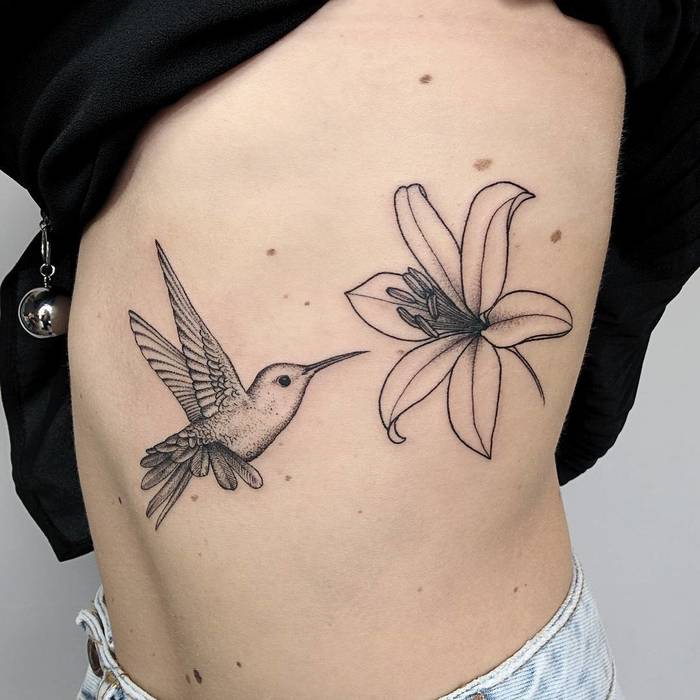 Hummingbird Tattoo by Michele Volpi