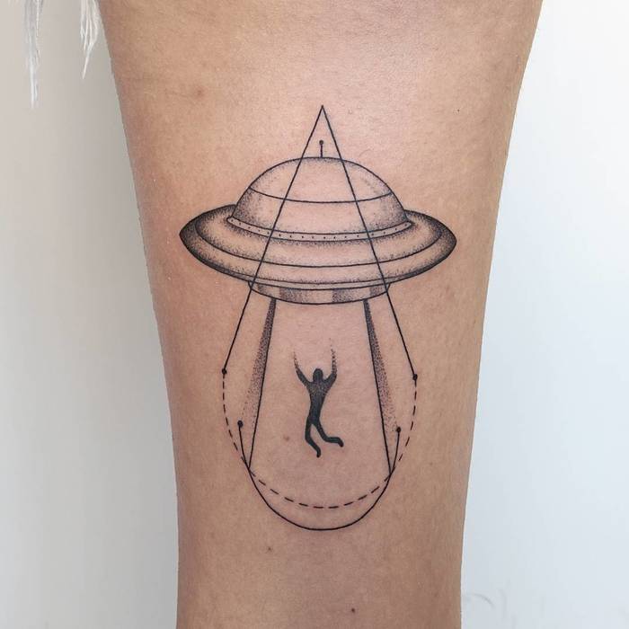 UFO Tattoo by Michele Volpi