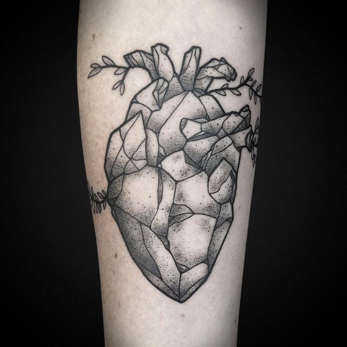 Anatomical Heart Tattoo by ashandwood