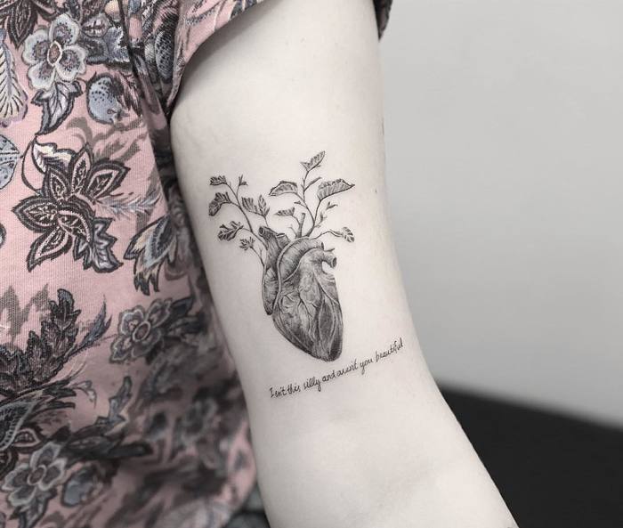 Anatomical Heart by Nando Tattoo