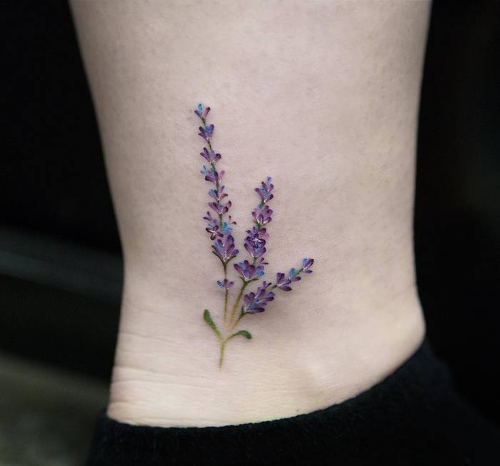 Lavender Tattoo by Georgia Grey