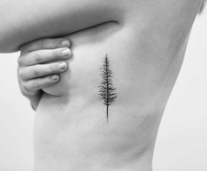 Delicate Tree Tattoo by mr.k_tattoo