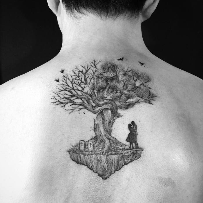 Tree of Life Tattoo by Tattooer Myohwan
