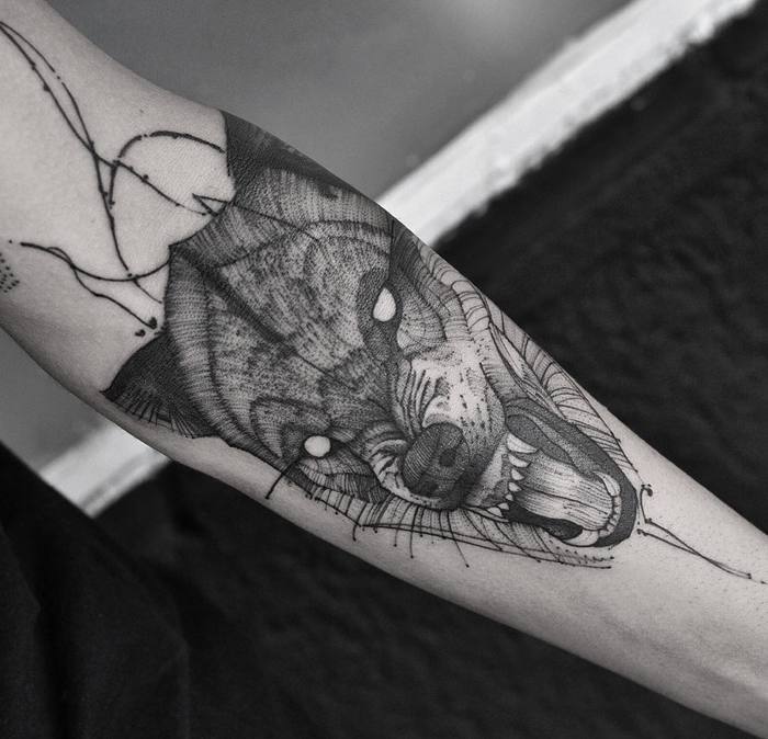 Wolf Tattoo by Junnio Nunes