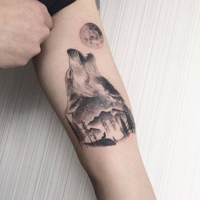 Wolf Tattoo by Octobersky Ta2.