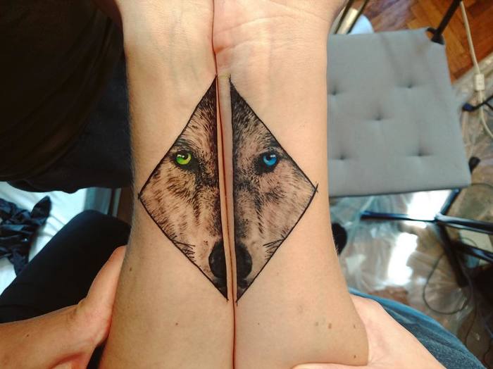Wolf Tattoo by thommesen_ink