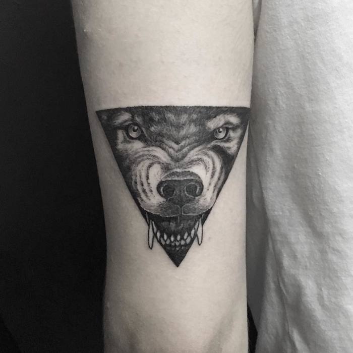 Wolf Tattoo by Daniel Berdiel