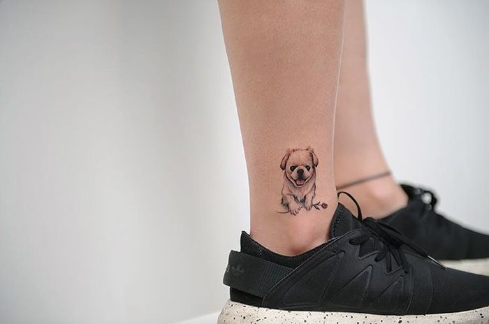 Dog Tattoo by dasi_bom