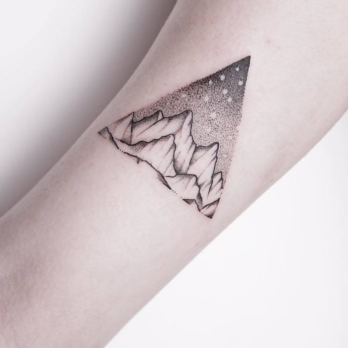 Mountain Tattoo by annarehtattoo