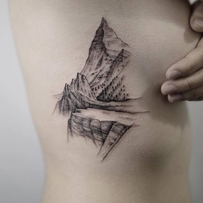 Mountain Tattoo by Mirmanda