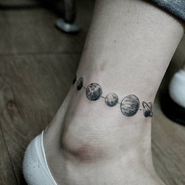 Solar System Tattoo by _ch11388