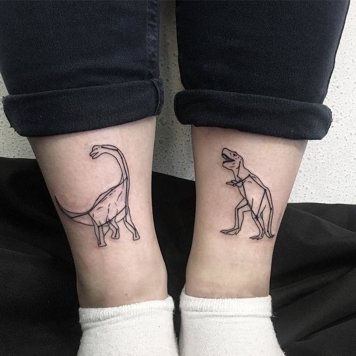 Dinosaur Tattoos and Constellations by v.shevchenkottt