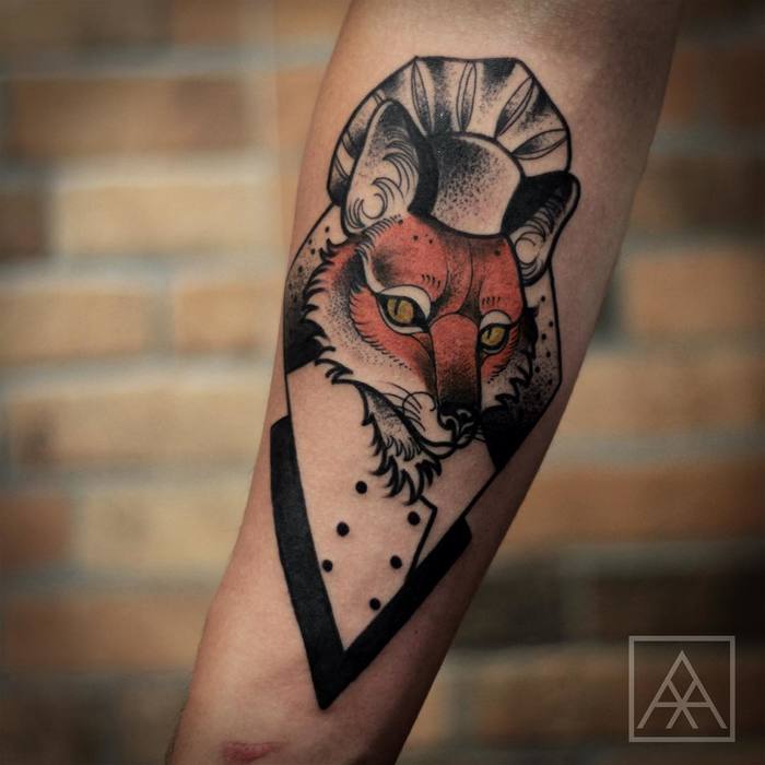 Fox Tattoo by maxvorax