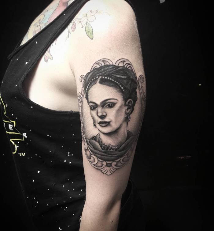 Frida Kahlo Tattoo by williamgalimberti