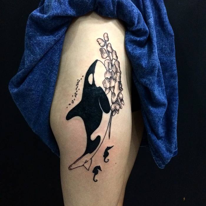 Orca Tattoo by caiorps