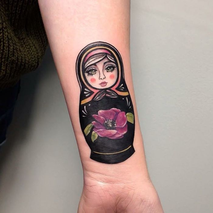  Matryoshka Tattoo by tattoosbyluna