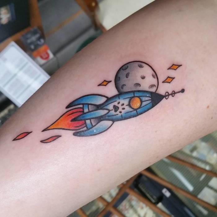 Rocket Tattoo by tiwan_tattoo