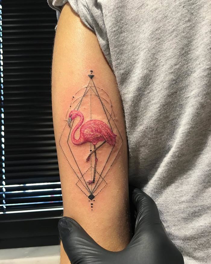 Flamingo Tattoo by evakrbdk