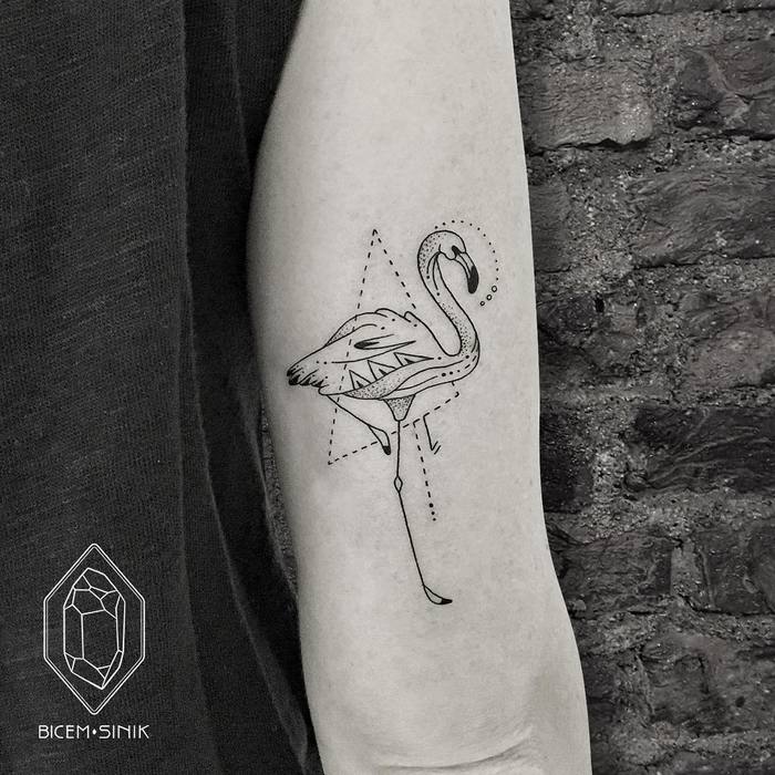 Flamingo Tattoo by bicemsinik