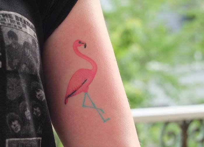 Flamingo Tattoo by yar.put