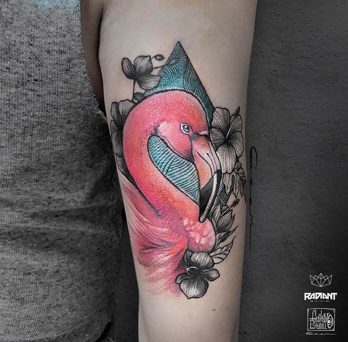 Flamingo Tattoo by g_eem