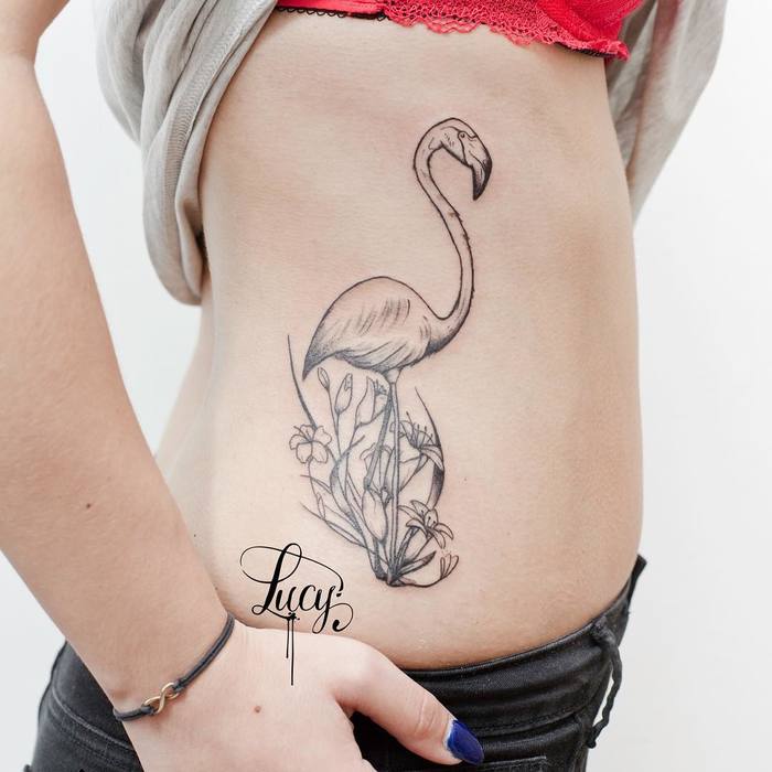 Flamingo Tattoo by lucy_tale_tattoo