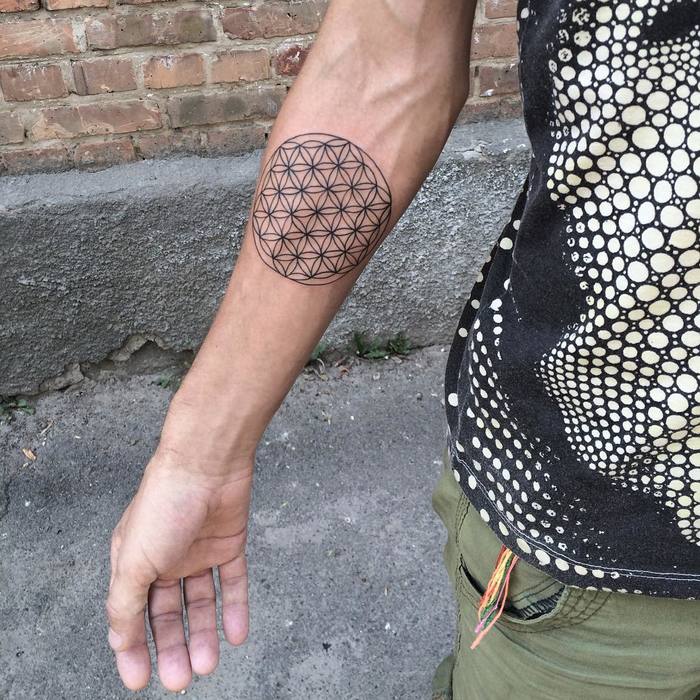 Flower of Life Tattoo by mary_tereshchenko