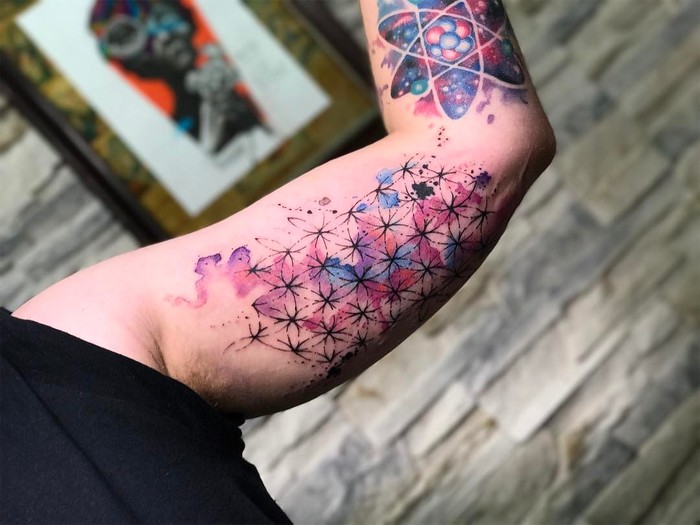 Flower of Life Tattoo by tyagochronos