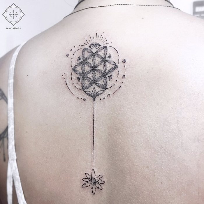 Flower of Life Tattoo by ladvtattoos