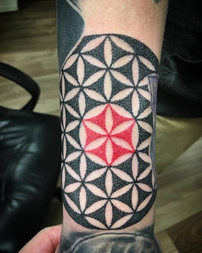 Flower of Life Tattoo by jayp_tattoo