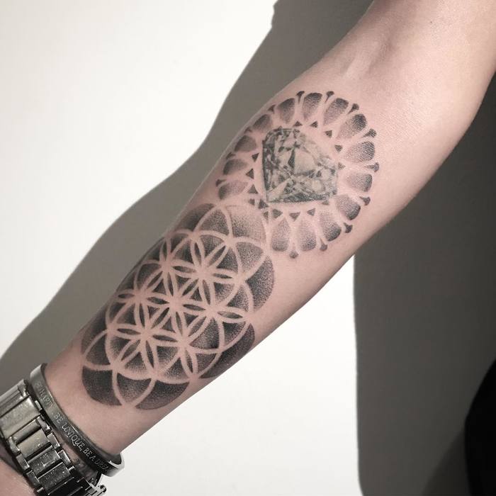 Flower of Life Tattoo by romainkew