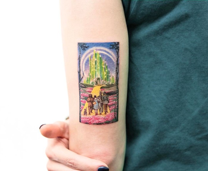 The Wizard of Oz Tattoo by evakrbdk