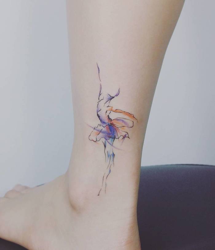 Ballerina Tattoo by tattooist_ssdam
