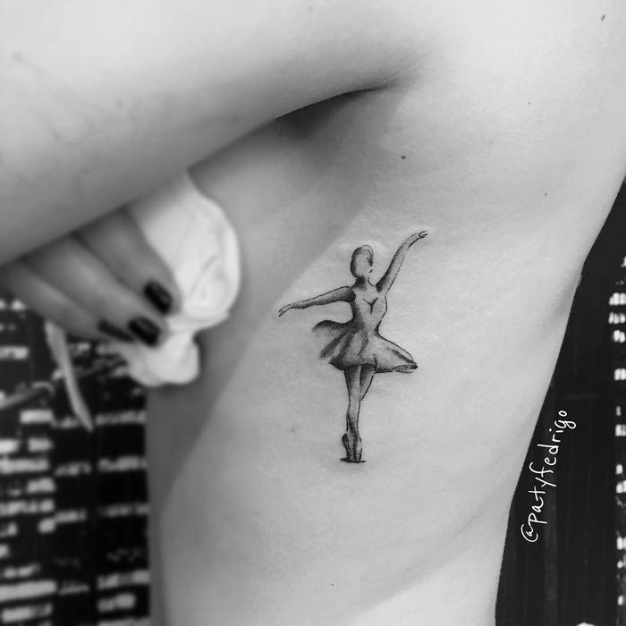 Ballerina Tattoo by patyfedrigo