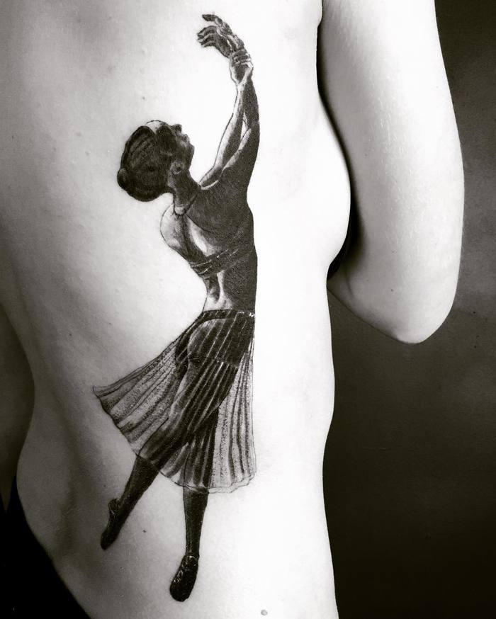 Ballerina Tattoo by bartosz.suszko
