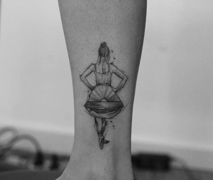 Ballerina Tattoo by ricardodamaiatattoo