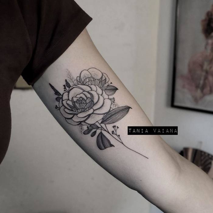 Camellia Tattoo by taniavaiana