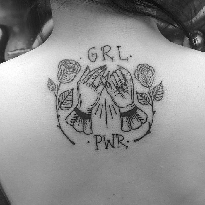 Grl Pwr Tattoo by phoenix.mendoza.tattoo