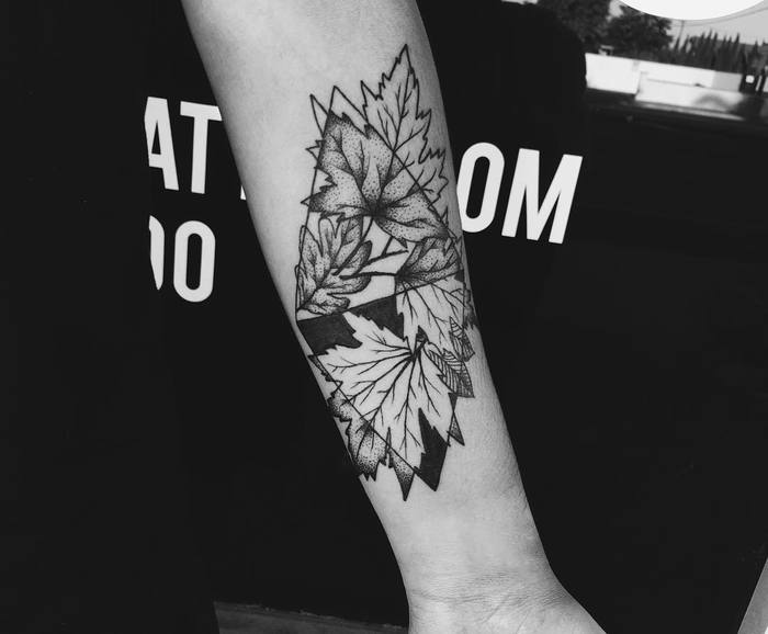 Maple Leaf Tattoo by sengseng_redbuddha